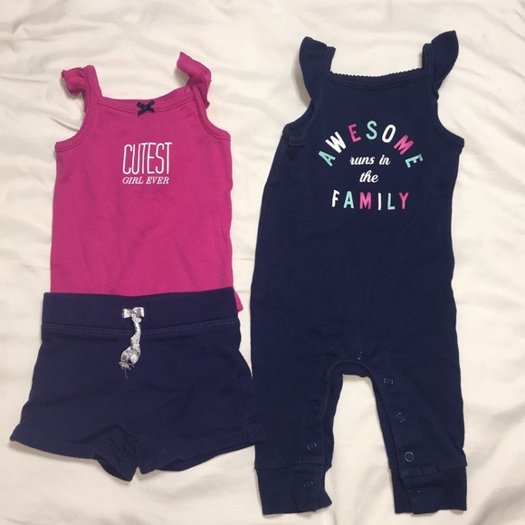 Carter's Other - 3 piece carters bundle 3 months